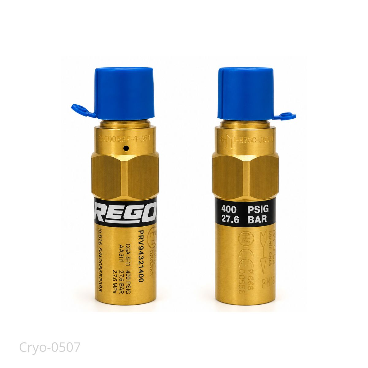 Válvula Alivio Paso Recto Set 400 PSI