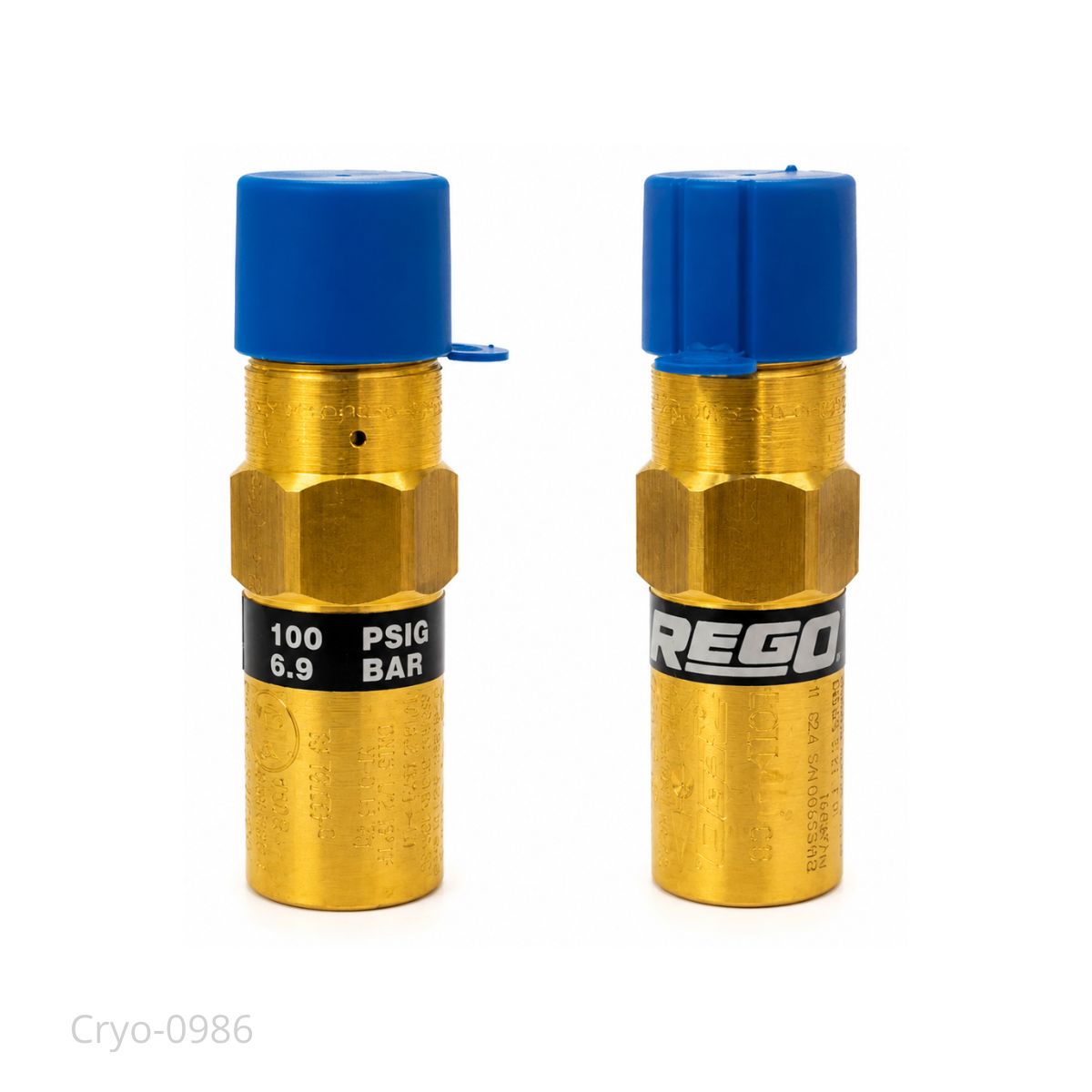 Válvula Alivio Cryo Rego BCE 100 PSI 1/2
