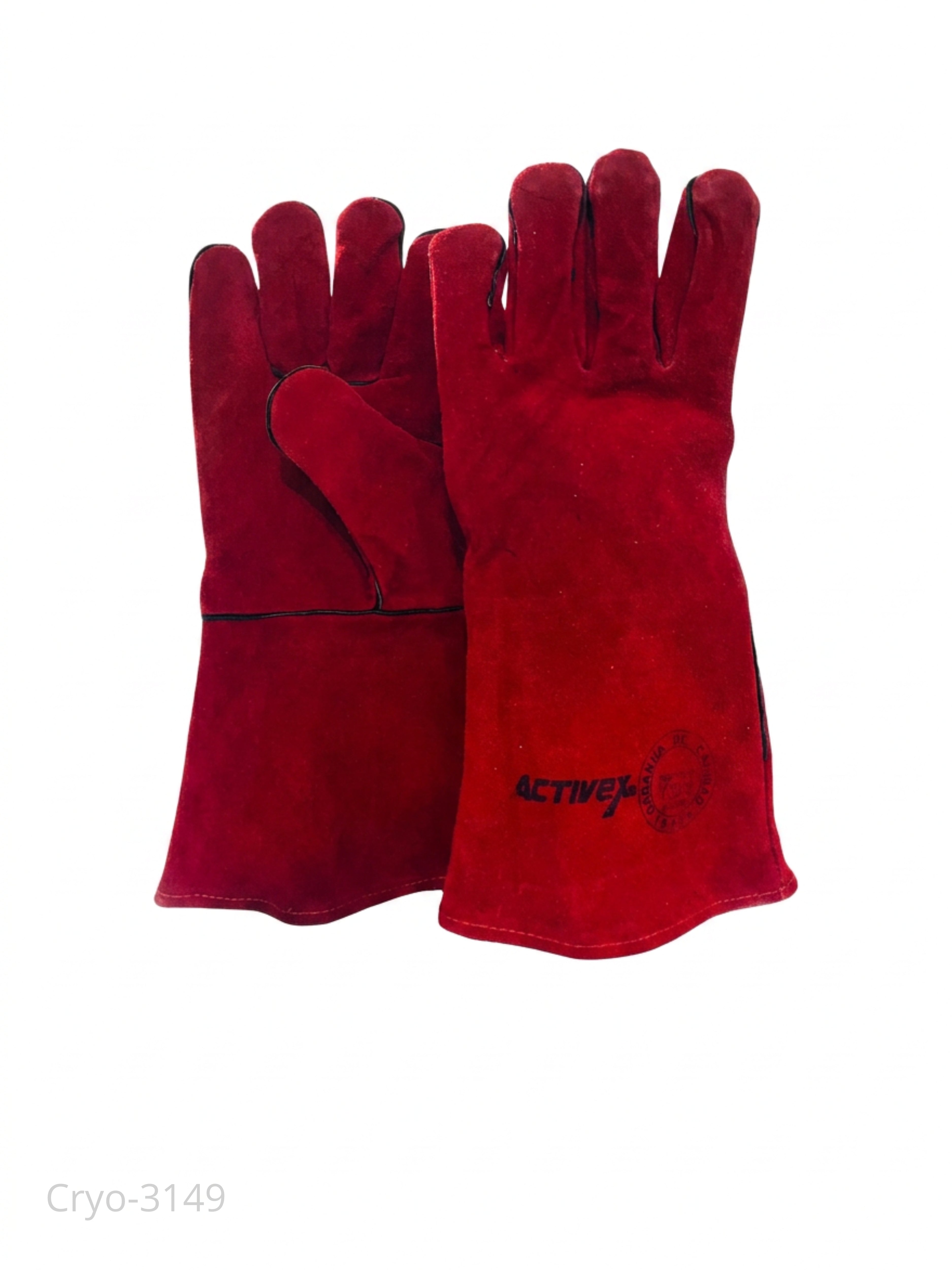Guante Activex Soldador Rojo