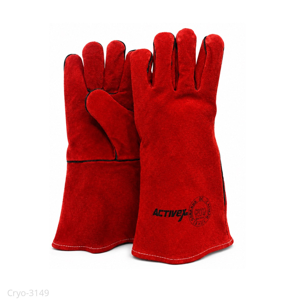 Guante Activex Soldador Rojo