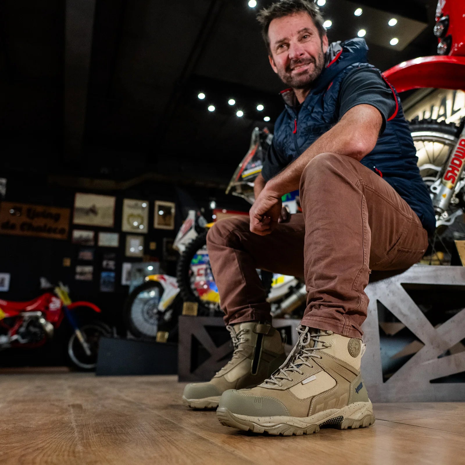 ZAPATO SEGURIDAD CHALECO LOPEZ DESERT RALLY
