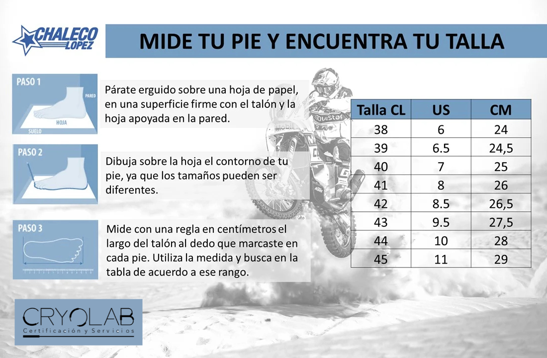 ZAPATO SEGURIDAD CHALECO LOPEZ DESERT RALLY
