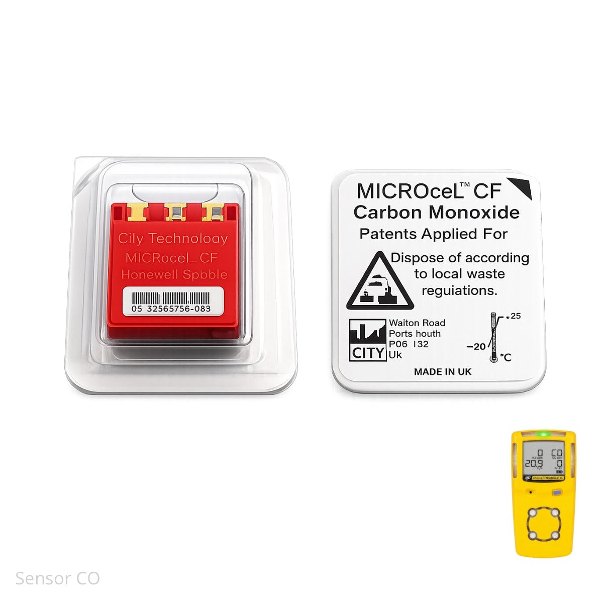 Sensor CO (Honeywell BW Microclip